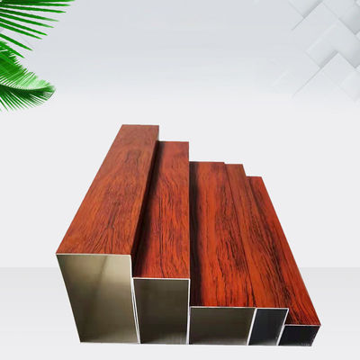 Temper T3 T8 Extruded High Strength 1x1 2x2 Aluminum Profile Square Pipe Tube
