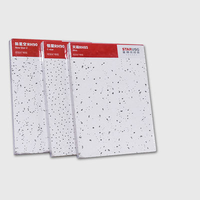 Sound Proof Material Mineral Fiber Panel for Suspended Ceilings Mineral Wool Board