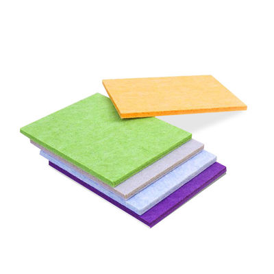 Polyester 0.8-1.2 Thickness Acoustic Wall Panel With Adhesive Backing