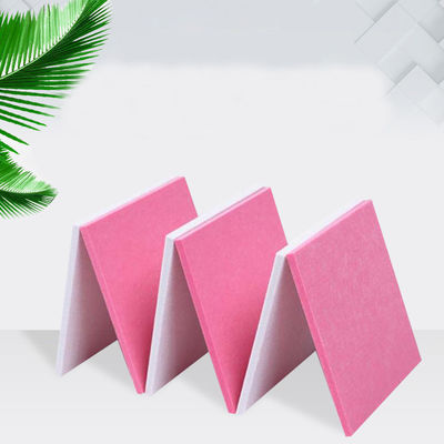 Polyester 0.8-1.2 Thickness Acoustic Wall Panel With Adhesive Backing