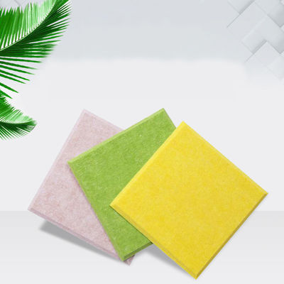 Polyester 0.8-1.2 Thickness Acoustic Wall Panel With Adhesive Backing