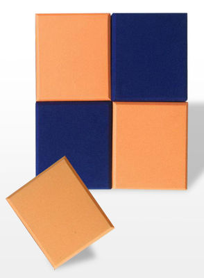 Polyester 0.8-1.2 Thickness Acoustic Wall Panel With Adhesive Backing