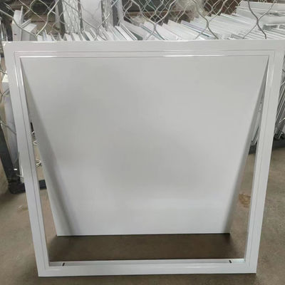 Square Artistic Ceilings Gypsum Board Aluminum Access Panel Manhole With Push Lock