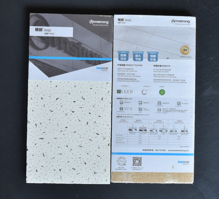 Customized Size Armstrong Acoustic Suspended Mineral Fiber Ceiling Board