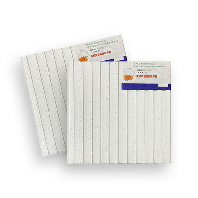 Square Mineral Fiber Acoustic Perforated Ceiling Tiles with Online Technical Support